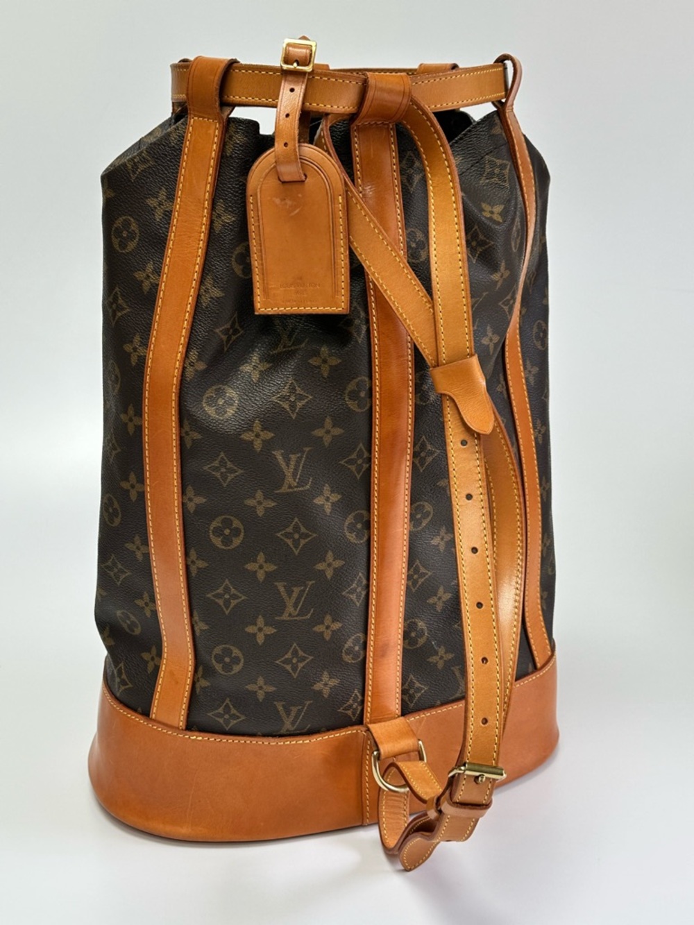 Louis Vuitton LV Brown GM Monogram Travel Duffel Backpack Cabin Friendly France - Picture 5 of 16